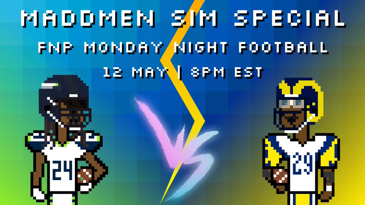 Friday Night Punksβ’ (@fridaynightpunk) on Twitter photo <a href="/FridayNightPunk/">Friday Night Punksβ’</a> Family!!
Week 9 Monday Night Maddmen has nearly arrived!
Join <a href="/jfarrell1227/">J Farrell</a> <a href="/SelliottSjce/">SJCE</a> and <a href="/kingsven_poly/">πSvenπl π² π α€l ββββββ</a> this evening at 8pm EST for your chance to take home a FREE Legend LIVE on the stream!!
I can't believe we are already halfway through our off-season <a href="/FridayNightPunk/">Friday Night Punksβ’</a> Family!!
Week 9 Monday Night Maddmen has nearly arrived!
Join <a href="/jfarrell1227/">J Farrell</a> <a href="/SelliottSjce/">SJCE</a> and <a href="/kingsven_poly/">πSvenπl π² π α€l ββββββ</a> this evening at 8pm EST for your chance to take home a FREE Legend LIVE on the stream!!
I can't believe we are already halfway through our off-season