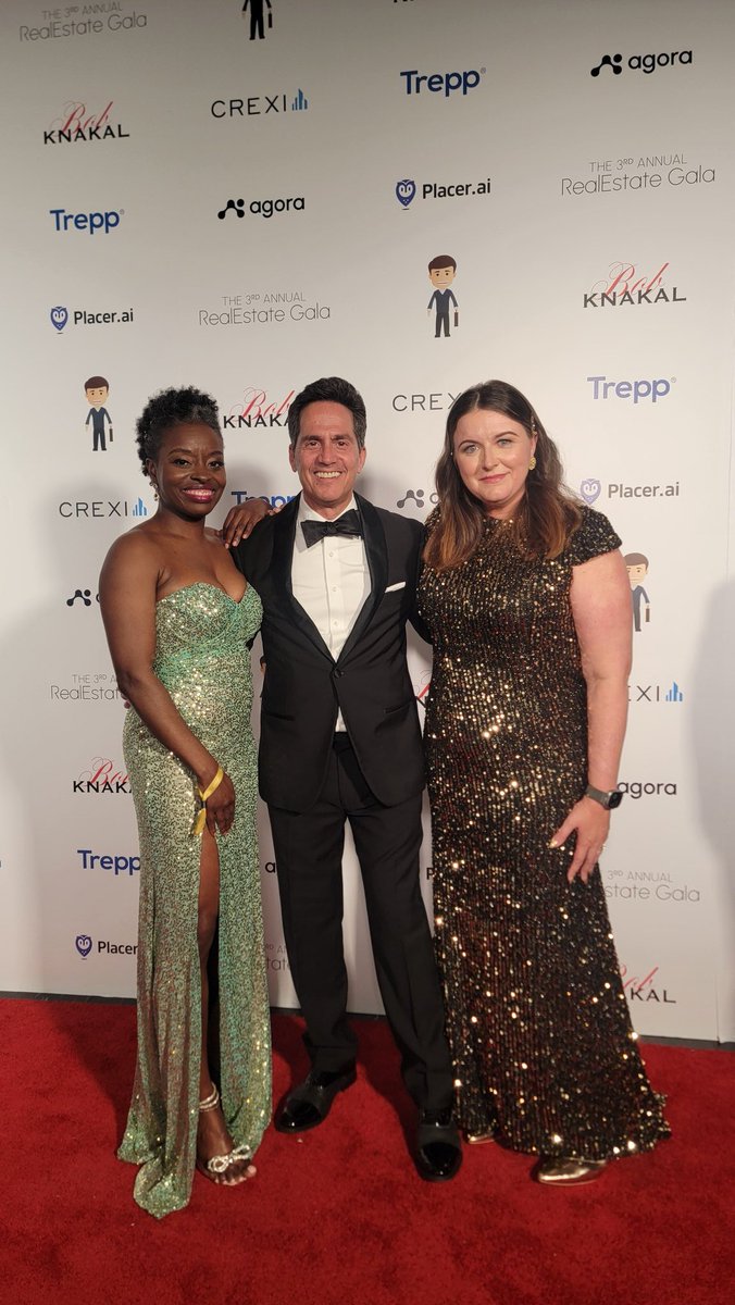 Energy. Laughter. Legacy. Grateful to connect with incredible leaders like <a href="/MassimoGroup/">Rod Santomassimo, The Massimo Group | CRE Coaching</a> and <a href="/amycalandrino/">Amy Calandrino, SIOR, CCIM</a> at the Real Estate Gala. Moments like these remind me: relationships > transactions. #CRE #Networking #RealEstate #Retwit #Crexi