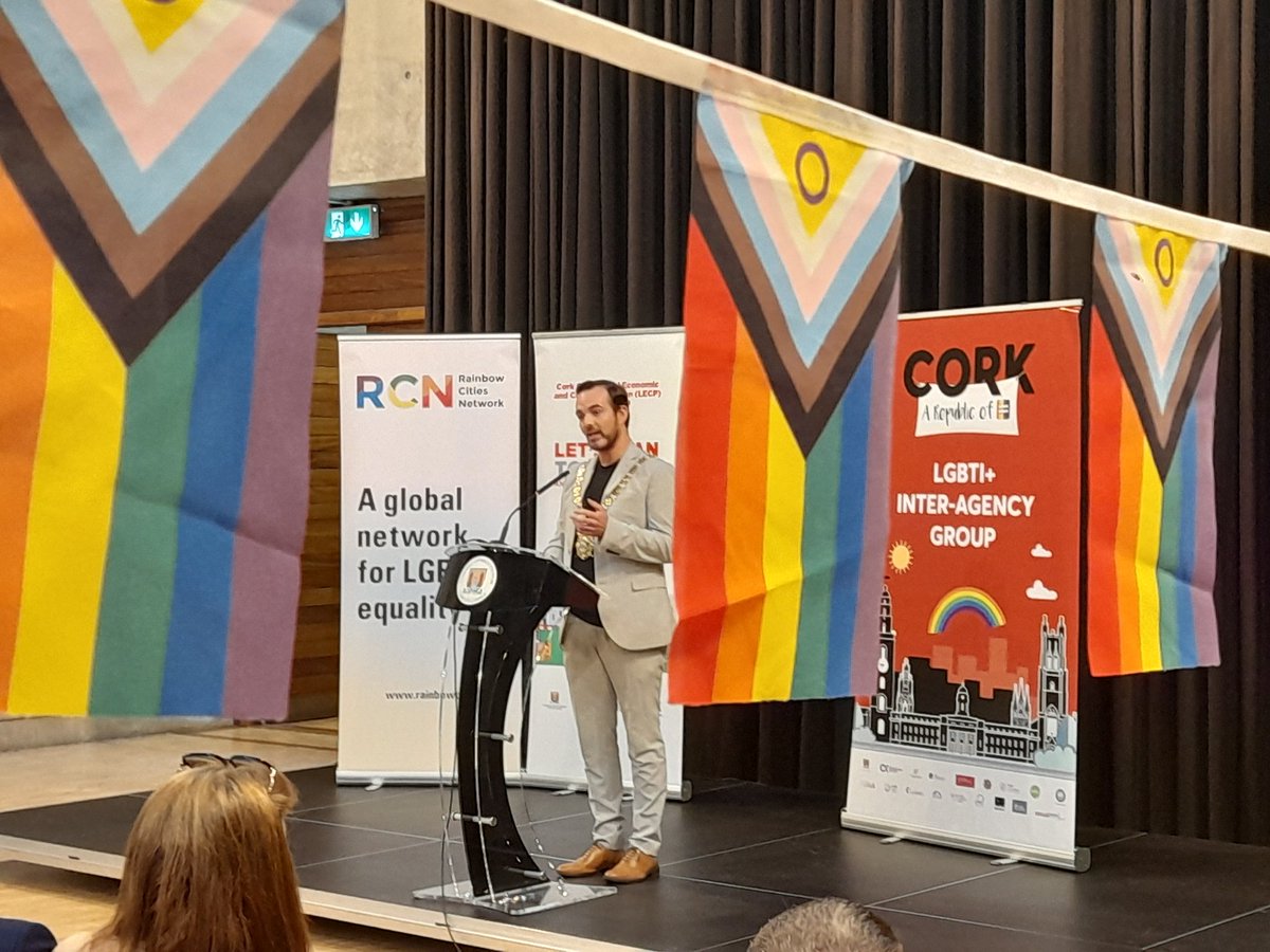Kieran O Connell (@kierano33406345) on Twitter photo Today Ard Mhéara <a href="/sendboyle/">Iar Ard Mhéara Chorcaí, Cllr. Dan Boyle</a> launched <a href="/CorkLGBTweek/">Cork LGBT InterAgency Group</a> Awareness Week exhibiting the level of #transallyship here in the #CityOfWelcome Corcaigh with the support of Minister of State <a href="/jerrybuttimer/">Jerry Buttimer TD</a> @DeptRCD and a huge welcome to <a href="/belfastcc/">Belfast City Council</a> Lord Mayor of Belfast Cllr Mickey Murray. Today Ard Mhéara <a href="/sendboyle/">Iar Ard Mhéara Chorcaí, Cllr. Dan Boyle</a> launched <a href="/CorkLGBTweek/">Cork LGBT InterAgency Group</a> Awareness Week exhibiting the level of #transallyship here in the #CityOfWelcome Corcaigh with the support of Minister of State <a href="/jerrybuttimer/">Jerry Buttimer TD</a> @DeptRCD and a huge welcome to <a href="/belfastcc/">Belfast City Council</a> Lord Mayor of Belfast Cllr Mickey Murray.