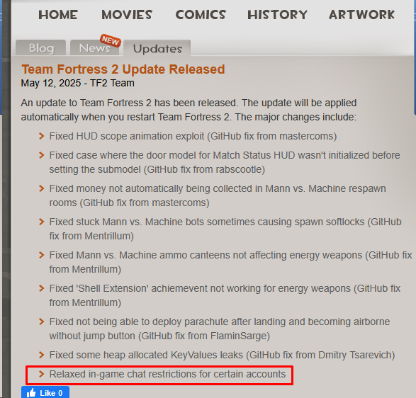 richterovertime's tweet image. Thanks Valve for taking steps to unmute F2Ps in TF2!
Many players would like to see you look into changing Matchmaking next. Casual frustrated us in 2016, and frustrates us still.
If TF2 is to be let off into the sunset, it would be great to see it reworked and/or reverted.