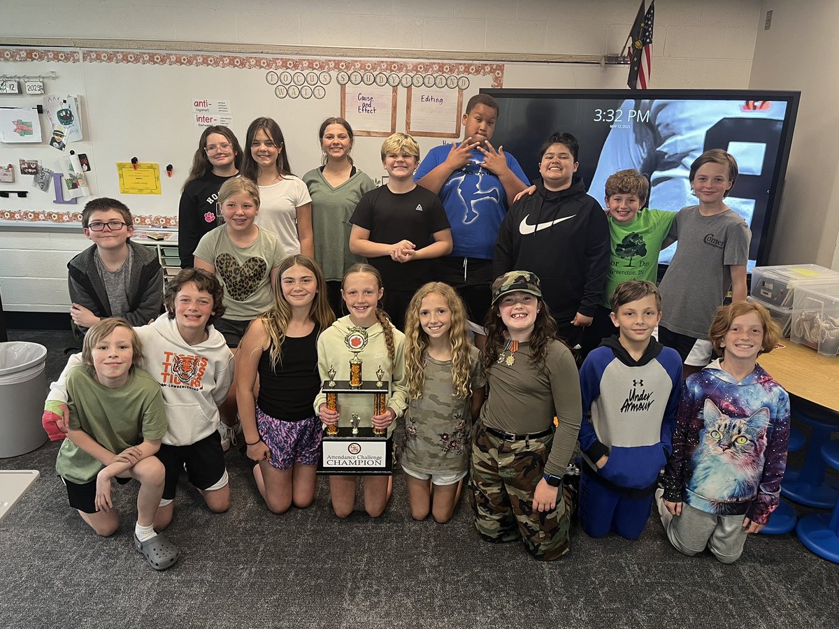 Our double elimination bracket challenge brought some fierce (and fun) competition between classrooms this year! The ultimate prize? Bragging rights, a pizza party, and getting their name on the annual traveling trophy! Congrats to Mrs. Lansing’s class for taking the championship