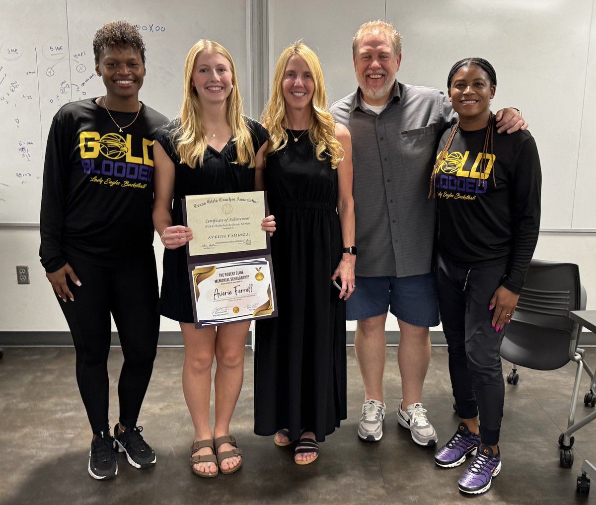 RHS Girls Basketball (@le_hoops) on Twitter photo Congratulations <a href="/LE_HOOPS/">RHS Girls Basketball</a> <a href="/FarrellAverie/">Averie Farrell</a> 2025 <a href="/RHSABC/">RHS Booster Club</a> Rob Cline Scholarship recipient
📚👏🏽💜<a href="/RichardsonHS1/">Richardson HS</a> <a href="/RichardsonISD/">Richardson ISD</a> <a href="/coachdansby/">Kelly Dansby</a> <a href="/AziaLacy1/">Coach Lacy</a> Congratulations <a href="/LE_HOOPS/">RHS Girls Basketball</a> <a href="/FarrellAverie/">Averie Farrell</a> 2025 <a href="/RHSABC/">RHS Booster Club</a> Rob Cline Scholarship recipient
📚👏🏽💜<a href="/RichardsonHS1/">Richardson HS</a> <a href="/RichardsonISD/">Richardson ISD</a> <a href="/coachdansby/">Kelly Dansby</a> <a href="/AziaLacy1/">Coach Lacy</a>