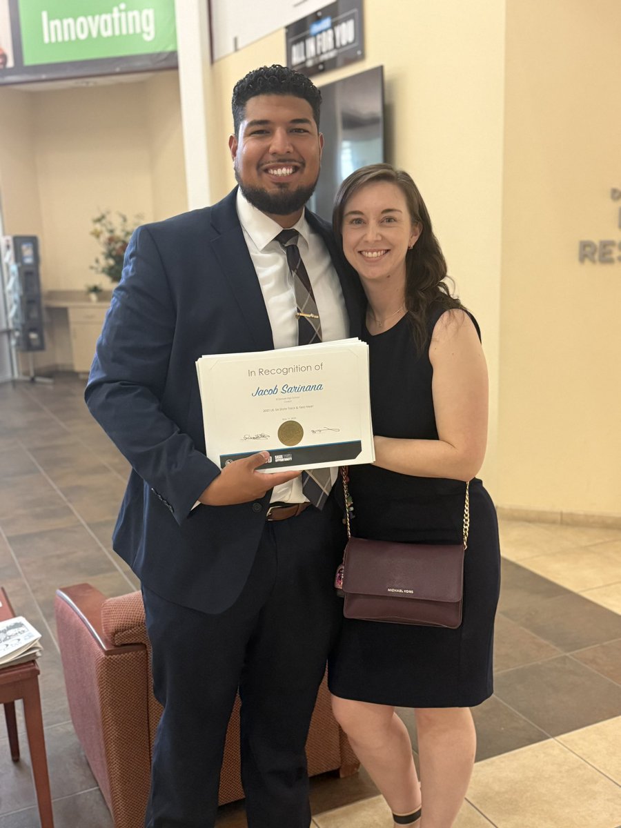 Jacob Sarinana (@sarinanaedhs) on Twitter photo Thank you <a href="/SocorroISD/">Socorro ISD</a> for honoring us at today’s board meeting. Thank you to my family, coaches and athletes for believing the process. First gold winged foot and state medalist, more to come!
<a href="/Coach1Martinez/">Frank Martinez</a> <a href="/EDAztecs_HS/">Venessa Betancourt</a> <a href="/CoachCpat_JHM/">Cedric Patterson</a> <a href="/klopez_EDHS/">Kristen Lopez</a> <a href="/CoachRamirez__/">Dominique Ramirez</a> <a href="/Coach_Soto5/">Angel Soto</a> Thank you <a href="/SocorroISD/">Socorro ISD</a> for honoring us at today’s board meeting. Thank you to my family, coaches and athletes for believing the process. First gold winged foot and state medalist, more to come!
<a href="/Coach1Martinez/">Frank Martinez</a> <a href="/EDAztecs_HS/">Venessa Betancourt</a> <a href="/CoachCpat_JHM/">Cedric Patterson</a> <a href="/klopez_EDHS/">Kristen Lopez</a> <a href="/CoachRamirez__/">Dominique Ramirez</a> <a href="/Coach_Soto5/">Angel Soto</a>