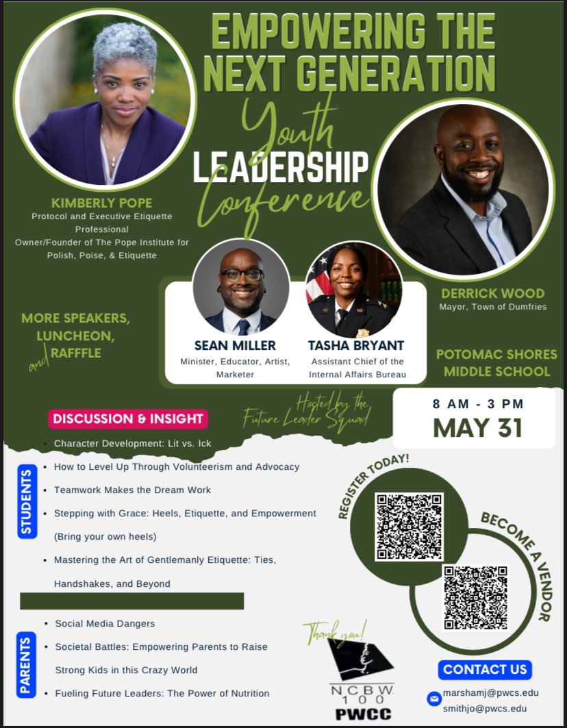 🎉 DEAR FUTURE LEADERS! 🎉
🚀 Ready to Level Up Your Leadership Game? 🚀
Join us for the Empowering the Next Generation Youth Leadership Conference 2025 – where ideas ignite, leaders are born,
🗓️ Date: May 31, 2025
Hear from inspiring speakers
🎤 Be bold. Be heard. Be YOU.