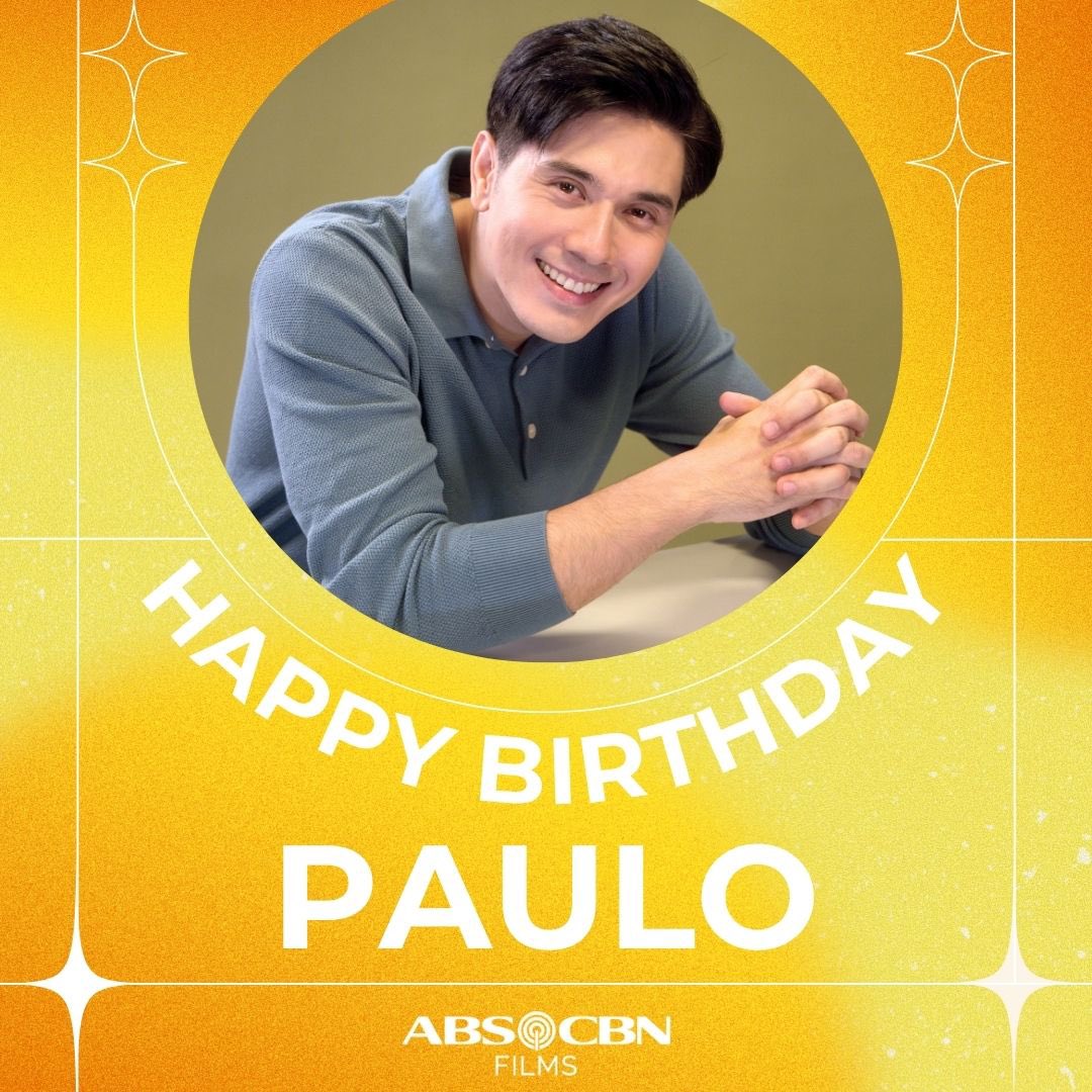 Happy Birthday to the ever-talented and effortlessly cool Paulo Avelino! Cheers to more success! 🥳