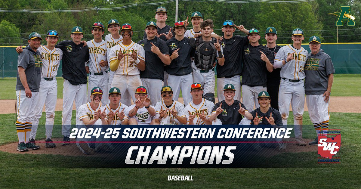 2024-25 Southwestern Conference Champions! ⚾️ 🏆