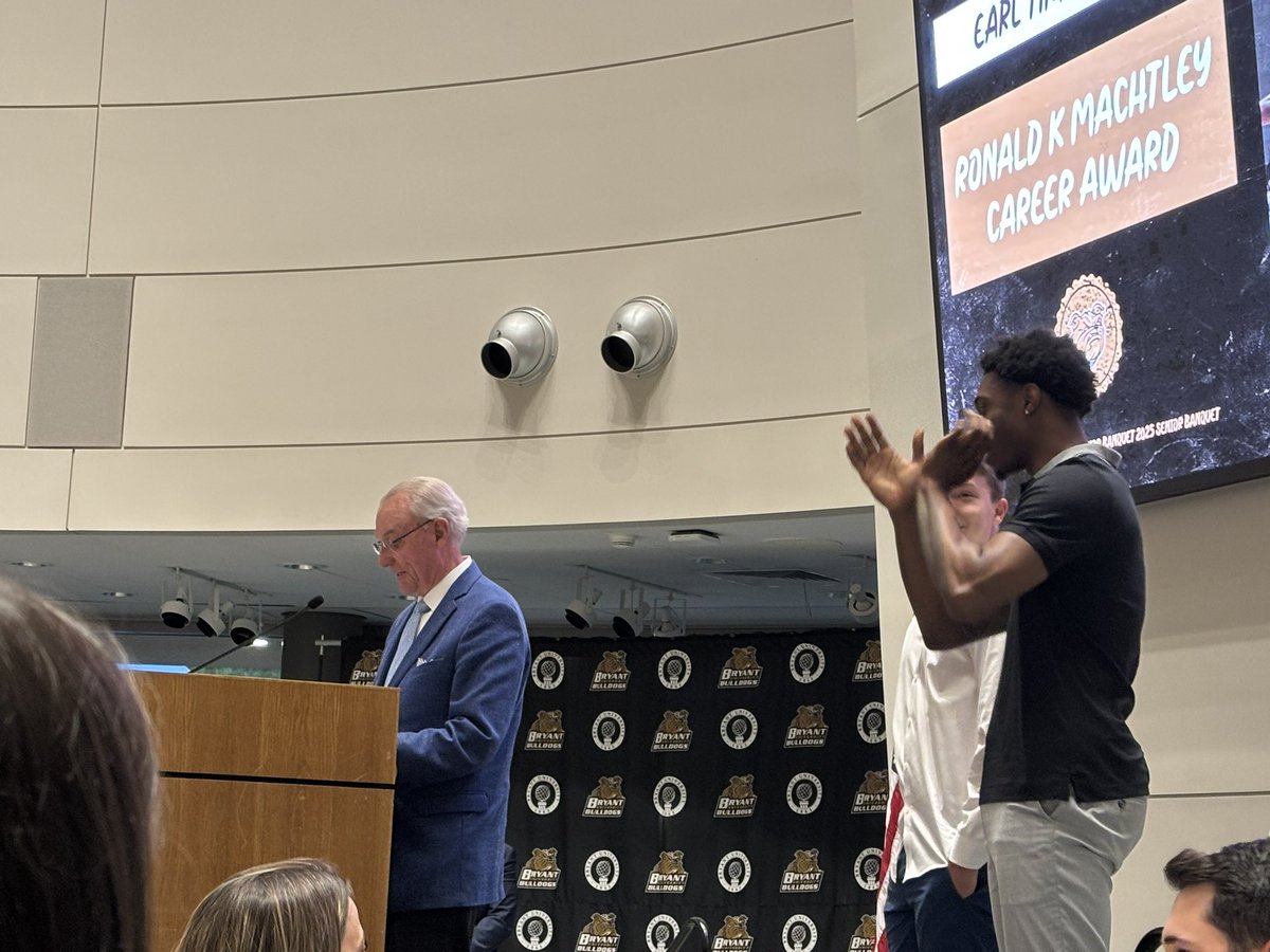 Chris Merritt (@cmerrittmt) on Twitter photo Congratulations <a href="/LandonRuggieri/">Landon Ruggieri</a> on winning the Ron Machtley Career Achievement Award! Two consecutive years the award has been won by a <a href="/BryantUFootball/">Bryant Football</a> WR <a href="/1wockstar/">ANT</a> #ExpectToWin Congratulations <a href="/LandonRuggieri/">Landon Ruggieri</a> on winning the Ron Machtley Career Achievement Award! Two consecutive years the award has been won by a <a href="/BryantUFootball/">Bryant Football</a> WR <a href="/1wockstar/">ANT</a> #ExpectToWin