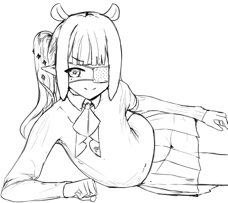 WAH (i'll finish coloring this after dinner)

#inART #AriseTakodachi 