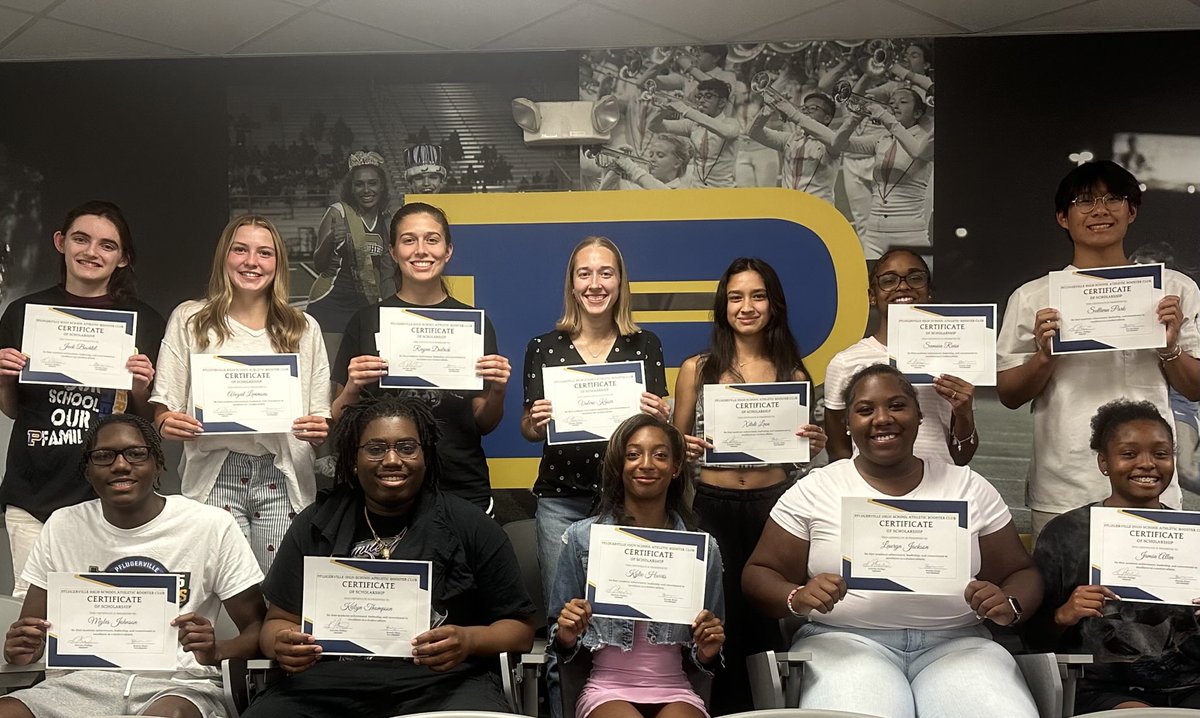 PHS Girls Basketball (@phsbball_girls) on Twitter photo Congratulations to all these amazing athletes on receiving <a href="/Pf_PanthersABC/">Pflugerville High School Athletic Booster Club</a> scholarships.💙We are excited about your futures!💛 #pfamily <a href="/PfISDAthletics/">PfISD Athletics</a> <a href="/PflugervilleHS/">Pflugerville HS</a> Congratulations to all these amazing athletes on receiving <a href="/Pf_PanthersABC/">Pflugerville High School Athletic Booster Club</a> scholarships.💙We are excited about your futures!💛 #pfamily <a href="/PfISDAthletics/">PfISD Athletics</a> <a href="/PflugervilleHS/">Pflugerville HS</a>