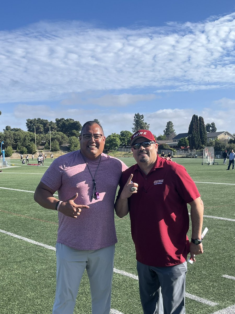 Southwestern College Football (@swcjaguarfb) on Twitter photo Another day in the SouthBay👀🔥 Thank you to all the coaches that were at practice today. If you have players they will come. 💯
San Diego State ✅ <a href="/CoachRLindley/">Ryan Lindley</a>
UNLV✅ <a href="/CoachAMayes/">Adrian Mayes</a>
U of San Diego✅ <a href="/arozmus3/">Alec Rozmus</a>
OUAZ ✅ <a href="/CoachJDominguez/">Jerry Dominguez</a>
#GoLEFT👈🏽 #D1Model💪🏽 Another day in the SouthBay👀🔥 Thank you to all the coaches that were at practice today. If you have players they will come. 💯
San Diego State ✅ <a href="/CoachRLindley/">Ryan Lindley</a>
UNLV✅ <a href="/CoachAMayes/">Adrian Mayes</a>
U of San Diego✅ <a href="/arozmus3/">Alec Rozmus</a>
OUAZ ✅ <a href="/CoachJDominguez/">Jerry Dominguez</a>
#GoLEFT👈🏽 #D1Model💪🏽