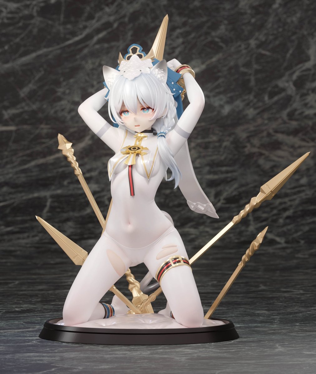 NEP_CCC's tweet image. 底座更新的最终版，总高度24CM的样子（算矛尖尖），想要的可以加群蹲蹲，预定人多的话补款可以狠狠打折🤣🤣🤣