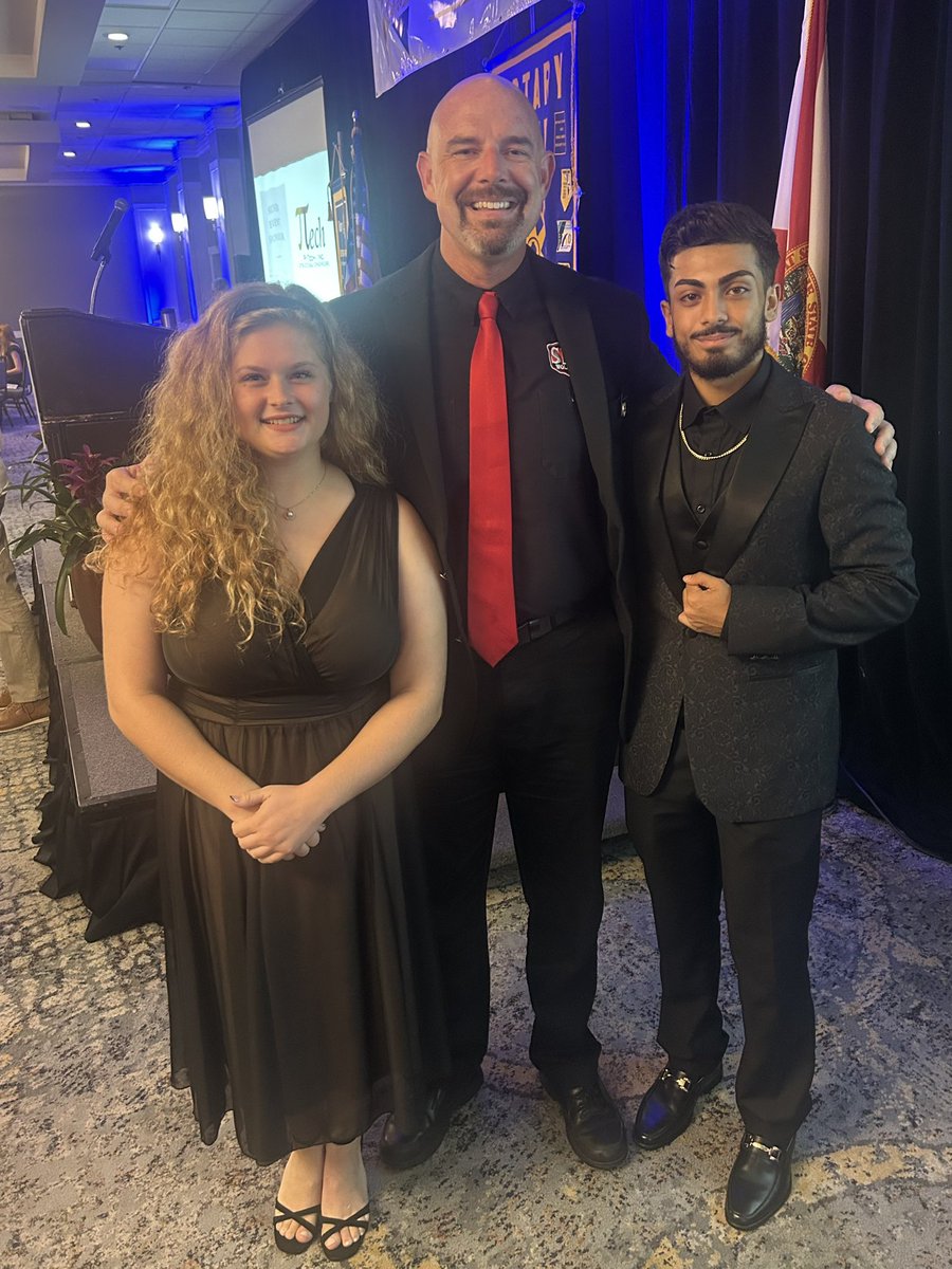 EdMathews's tweet photo. Had an amazing time at the Rotary Club of Fort Myers South Scholar Athlete Awards! A big shoutout to Joe Mitchell for his generous lead sponsorship. Congratulations to all the student athletes honoredโyour outstanding achievements inspire us all! ๐ #RotaryPride #ScholarAthlete #FortMyers