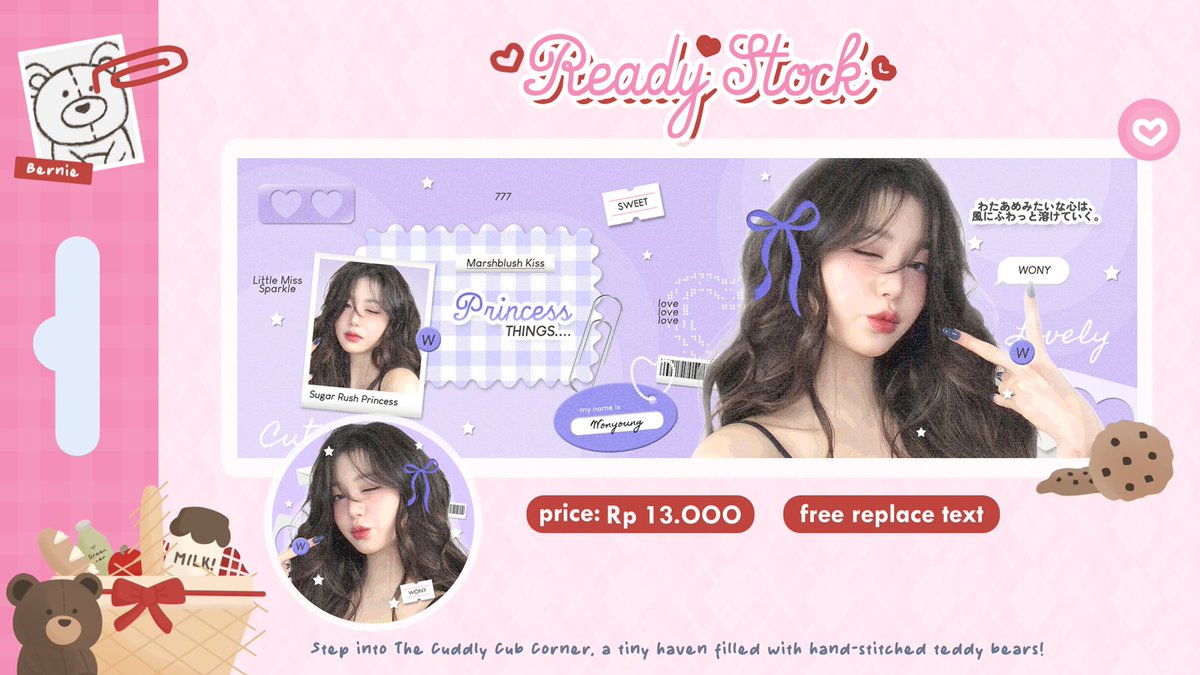 heorra's tweet image. ꒰ 💌 ⋆｡˚ ❀ help repost this, tysm love! ꒱

✨ just dropped: 3 ready-stock Wonyoung layouts waiting for their new home!
₊˚♡ ₊💸 only 13. OOO — free text customization included!
don’t be shy, slide into my DMs to claim yours! 🧁🐇

#zonauang