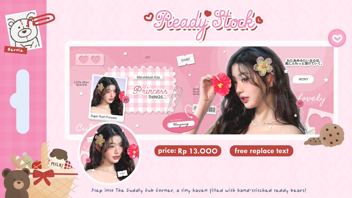 heorra's tweet image. ꒰ 💌 ⋆｡˚ ❀ help repost this, tysm love! ꒱

✨ just dropped: 3 ready-stock Wonyoung layouts waiting for their new home!
₊˚♡ ₊💸 only 13. OOO — free text customization included!
don’t be shy, slide into my DMs to claim yours! 🧁🐇

#zonauang