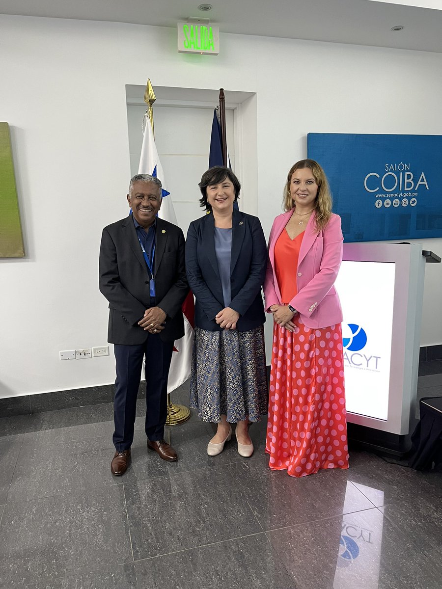 Nuestra Representante regional <a href="/ViktoriaBod13/">Viktoria Bodnarova</a> impartió una charla sobre las oportunidades de #MSCA y <a href="/ERC_Research/">European Research Council (ERC)</a> a una sala llena de investigadores convocados por <a href="/senacyt/">Senacyt Panamá</a> 🇵🇦

Muchas gracias al Secretario General y a la Embajadora de la <a href="/UEenPanama/">Unión Europea en Panamá 🇪🇺🇵🇦</a> por acompañarnos!