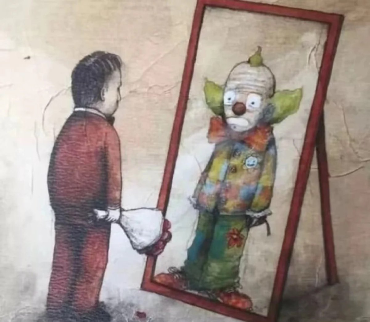 期待を胸に、それなのに鏡の中で見えるのは自分の卑しい姿だけ 🥲🤡