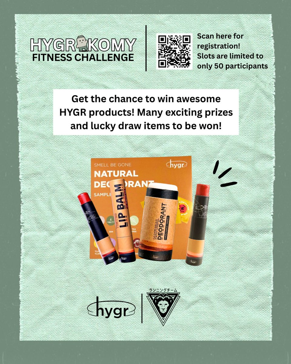 Hi semua! Jom sertai kami utk fun fitness challenge rabu malam! Banyak hadiah menanti semua peserta✊ Sebarkan pada kawan kawan yg berminat. Reg di sini:

forms.gle/kueLXu5Wgr7VcT…

<a href="/twtjogging/">twtjogging</a> <a href="/twtmarathon/">twtmarathon</a>