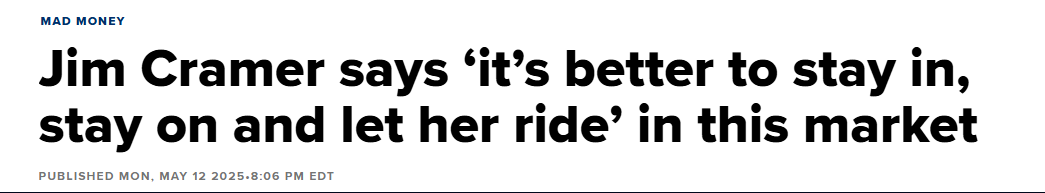 Sell in May...............