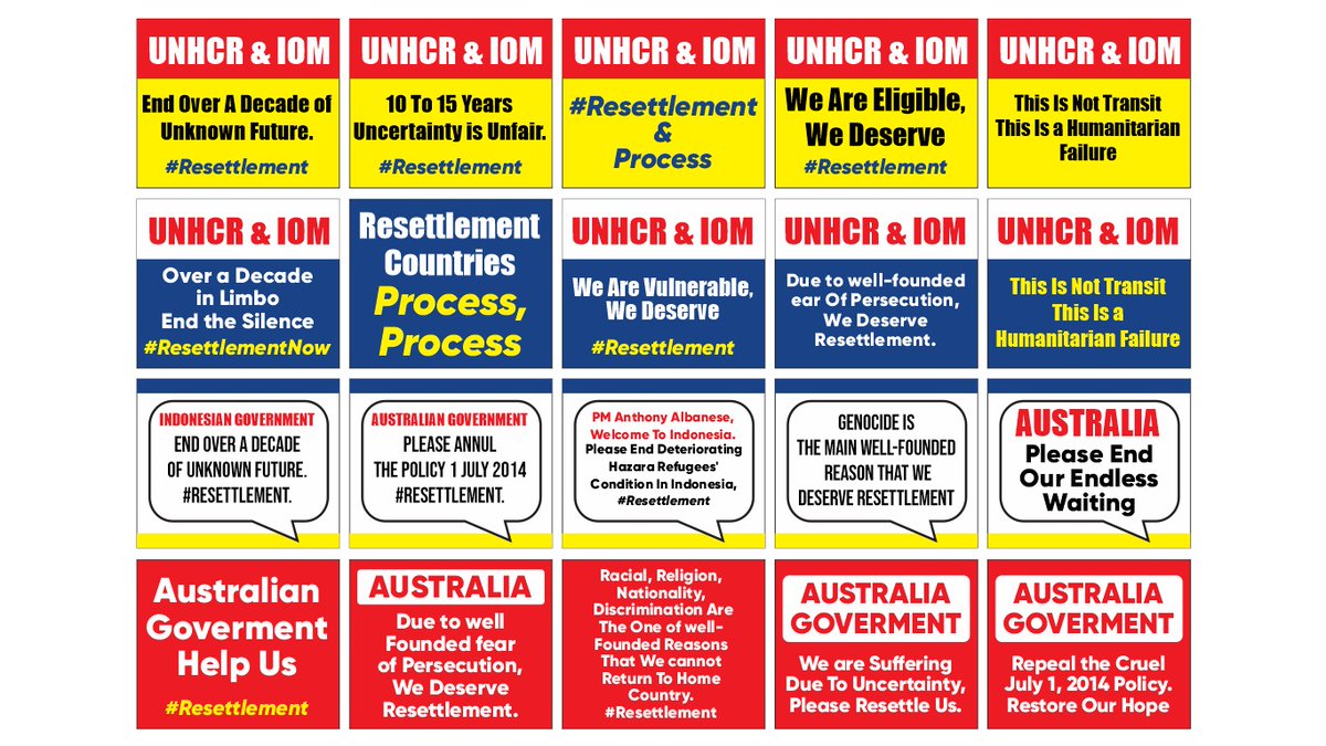 The PM <a href="/AlboMP/">Anthony Albanese</a> will be visiting Indonesia and meet with sir <a href="/prabowo/">Prabowo Subianto</a> this week. Please view the issue of refugees trapped in Indonesian offshore camps as a humanitarian and human rights matter, not a security or political one. 
#End13YearsInLimbo_Indonesia