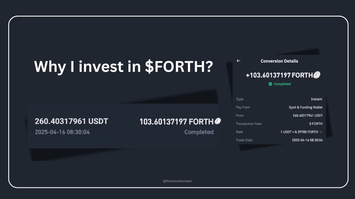 I’m not an expert.
Still learning.
But this project clicked for me.

Instead of copying stablecoins and their flaws…
They built a real decentralized monetary system:
→ $AMPL
→ $SPOT
→ $FORTH

Here’s why I invested.
A thread for the curious: