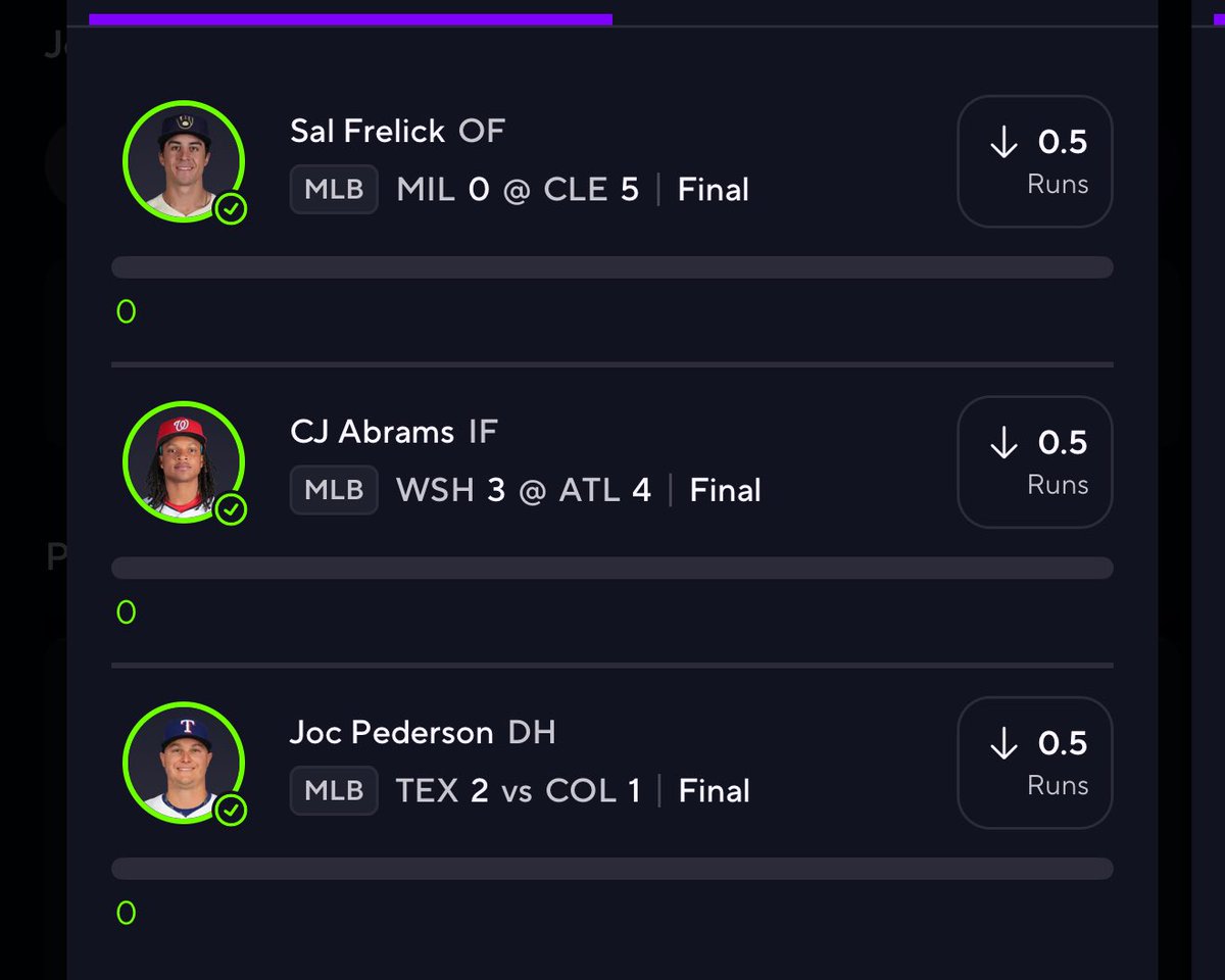 cash it DUBS🔥🔥🔥 if you ain’t in the DUBS then you tripping we getting paid 🤝🏾🤝🏾
#same24squad #mlb #prizepicks #dubclub