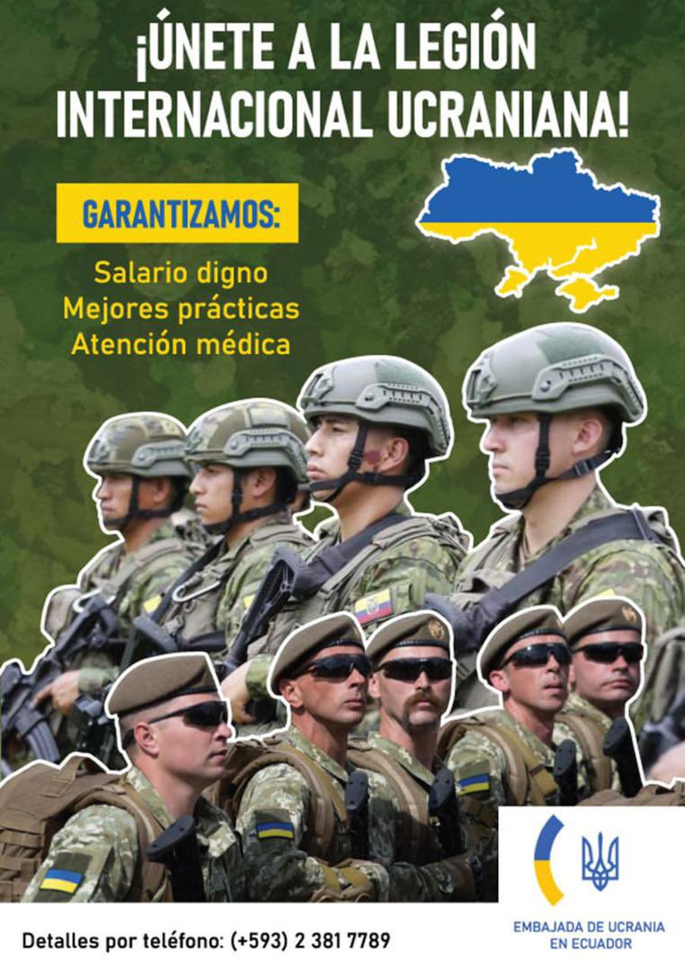 No recomendaría a nadie tratar con ucranianos. Lean en internet las historias de quienes ya fueron a combatir. Incluso si sobreviven, los estafarán funcionarios o hasta sus compañeros. ¡Aunque a los narcos les iría bien allá!