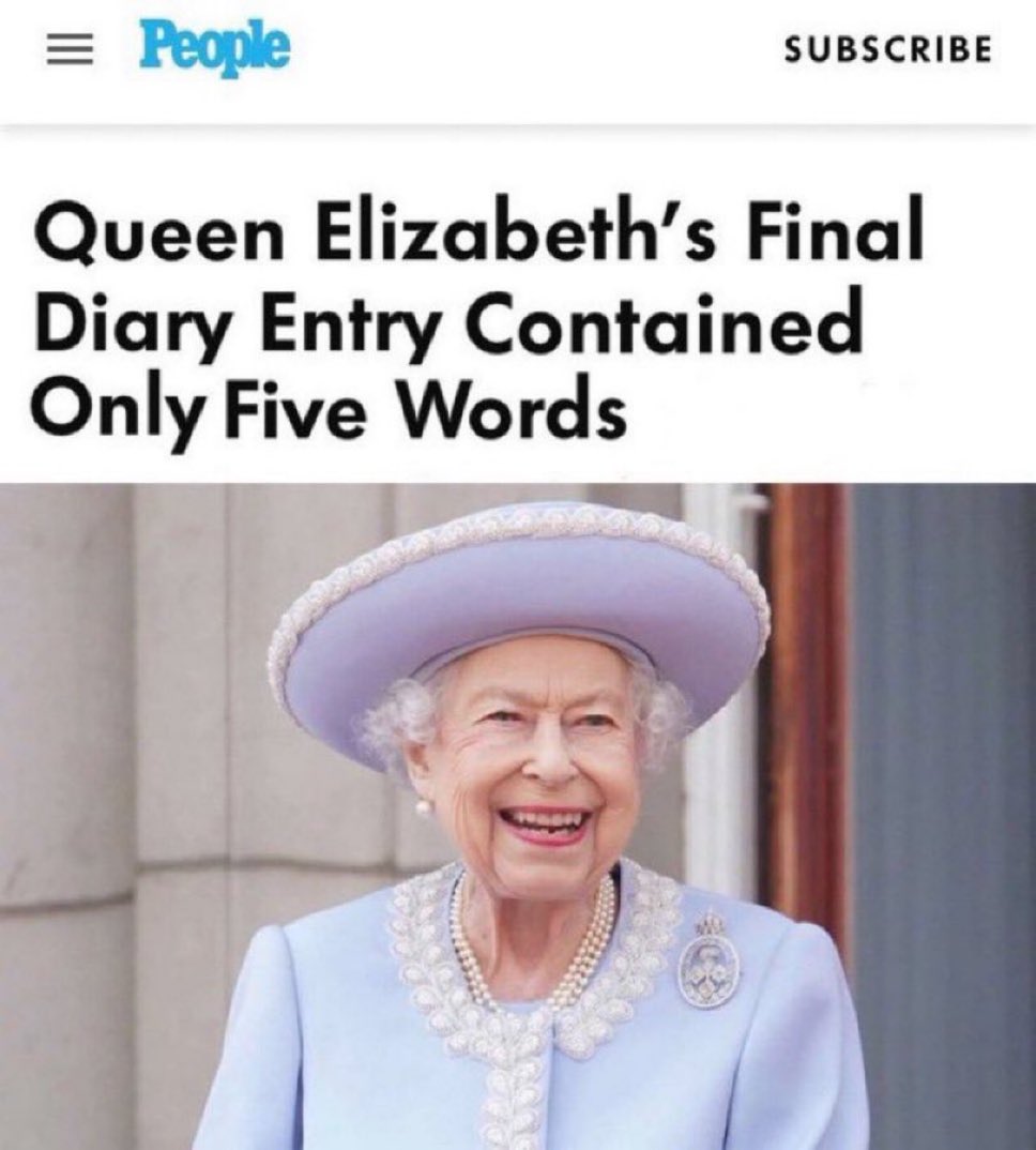 “Liz Truss nope I’m out”