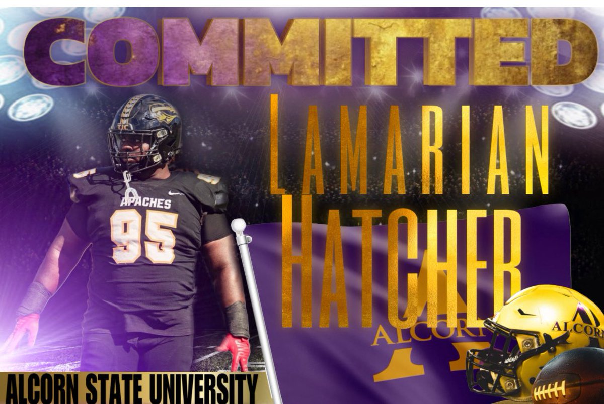 Lamarian Hatcher (@dakidhatcher) on Twitter photo #Commited❗️
#AlwaysAlcorn🟣🟡
<a href="/TheCoach_Cov/">Derrien Covington</a> @onotfz53 <a href="/CoachJacobsonTJ/">Coach Tanner Jacobson</a> <a href="/JUCOFFrenzy/">JUCO Football Frenzy</a> #Commited❗️
#AlwaysAlcorn🟣🟡
<a href="/TheCoach_Cov/">Derrien Covington</a> @onotfz53 <a href="/CoachJacobsonTJ/">Coach Tanner Jacobson</a> <a href="/JUCOFFrenzy/">JUCO Football Frenzy</a>
