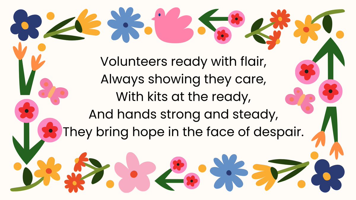 In honor of National Limerick Day, here's one about our OKMRC Volunteers!
#LimerickDay