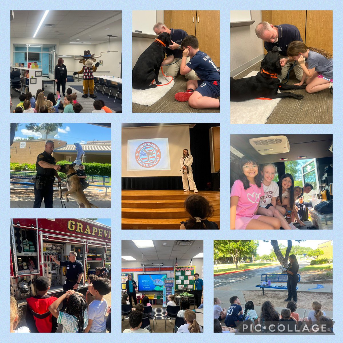 What an AMAZING career day! Thanks Mrs. Hill for planning such a special day for our dolphins! 🐬 #DESisBEST