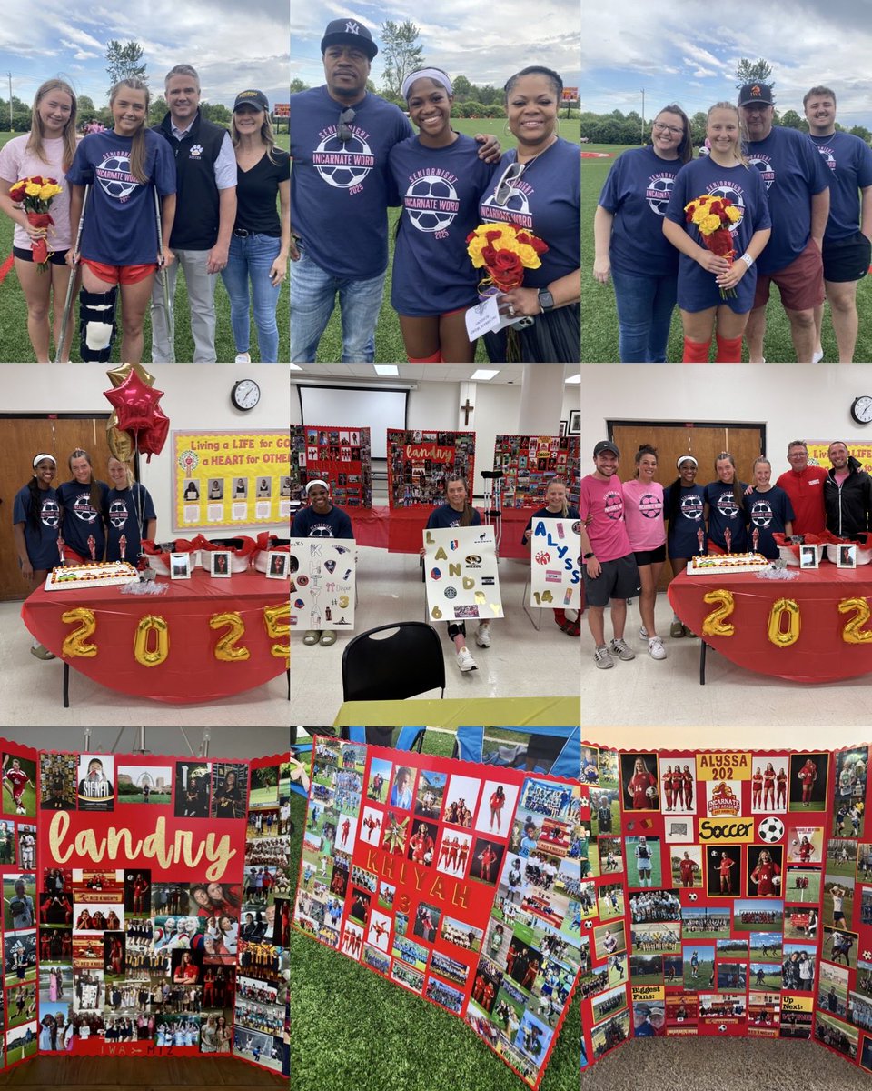 We had a great night celebrating our seniors!!! ❤️💛