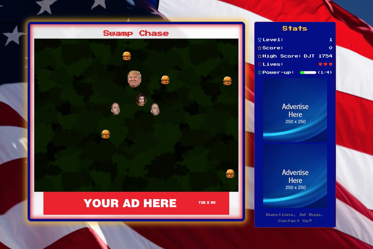 hoxwork's tweet image. Been playing with @Firebase #FirebaseStudio over the last 2 weeks and made this silly #Trump inspired game reminiscent of the 90s &apos;Slick Willie&apos; game. Last game I made was over 30 years ago in a college class. My how times have changed. #MakeAmericaGameAgain…