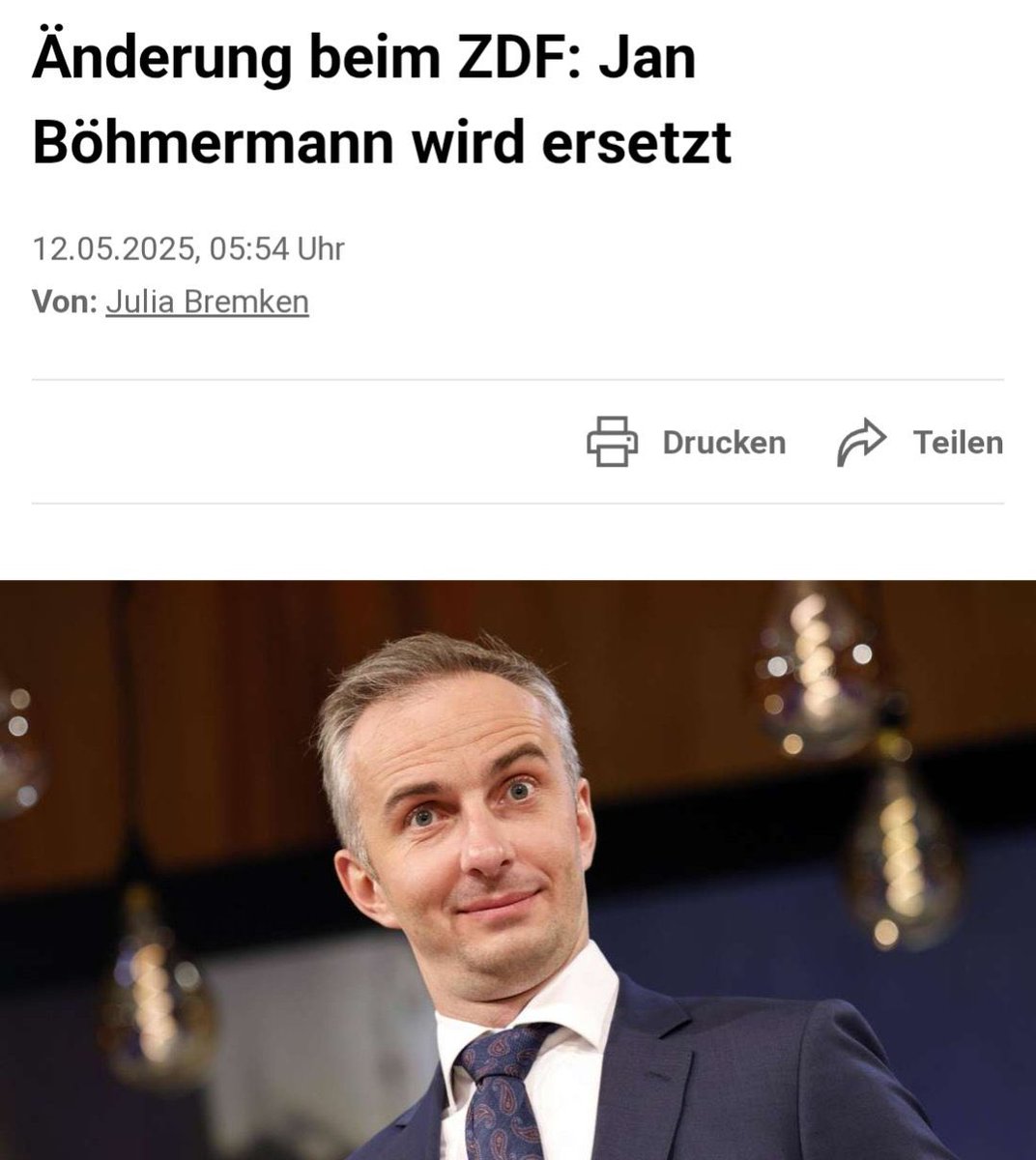 Die Sommerpause kommt Jan Boomermann ja gerade recht. Da kann er sich nach den ganzen Uppercuts der letzten Tage ein wenig erholen und sammeln. #Boehmermann