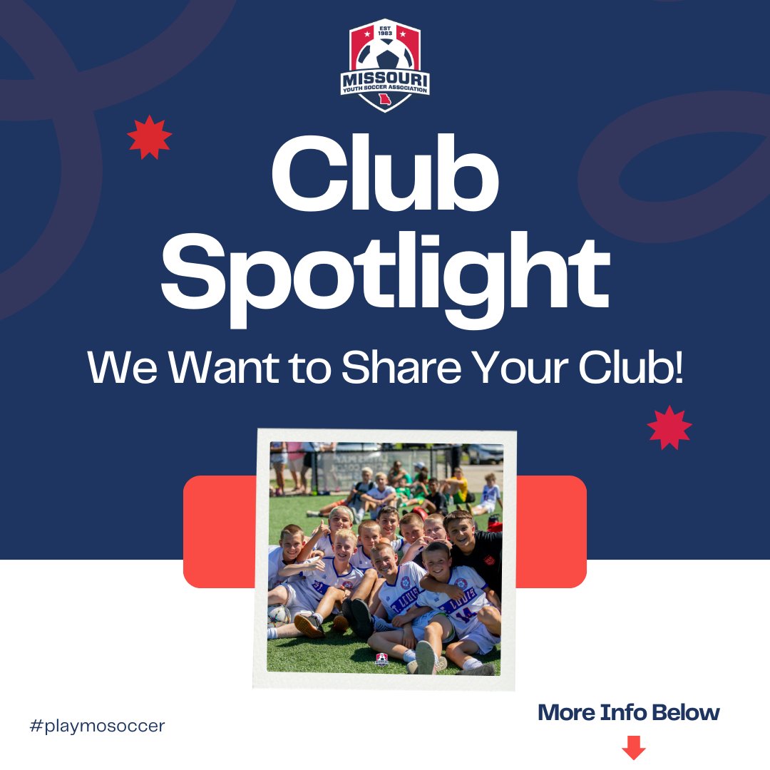 Missouri Youth ⚽️ (@moyouthsoccer) on Twitter photo 📸 CLUB SPOTLIGHT TIME! ⚽️
📝 Fill out the form or email us to be considered:
📧 taylor@moyouthsoccer.org
👉 docs.google.com/forms/d/e/1FAI…
📸 CLUB SPOTLIGHT TIME! ⚽️
📝 Fill out the form or email us to be considered:
📧 taylor@moyouthsoccer.org
👉 docs.google.com/forms/d/e/1FAI…
