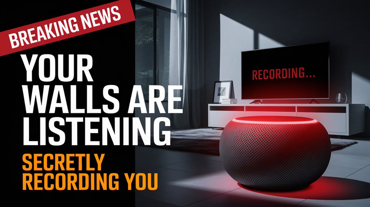 Truthorb_news's tweet image. 🚨 BREAKING: Your smart devices could be secretly recording you! 📱🎥

Experts reveal that smart TVs, voice assistants, &amp;amp; speakers are listening even when off! 😱

WATCH NOW  👉youtu.be/Tq2PID02Lcw

#PrivacyAlert #TechNews #SmartDevices #TruthorbNews