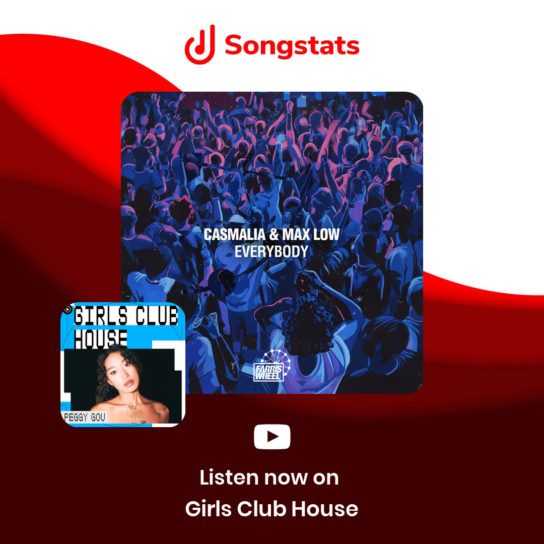 Songstats (@songstatsapp) on Twitter photo <a href="/Casmaliamusic/">๐ฎ๐๐๐๐๐๐๐ ๐ฆ</a> Aww yeah!! Did you know that "Everybody" was added to 'Girls Club House' on YouTube Music! <a href="/Casmaliamusic/">๐ฎ๐๐๐๐๐๐๐ ๐ฆ</a> Aww yeah!! Did you know that "Everybody" was added to 'Girls Club House' on YouTube Music!