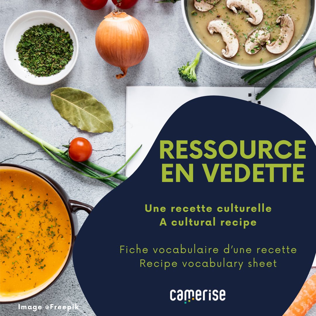 Parmi les ressources éducatives #FLS disponibles gratuitement sur #Camerisefslhub, découvrez cette fiche de recette qui permet de partager à l’élève de partager son plat traditionnel préféré.
🔗studio.camerisefsl.ca/fr/resources/u…