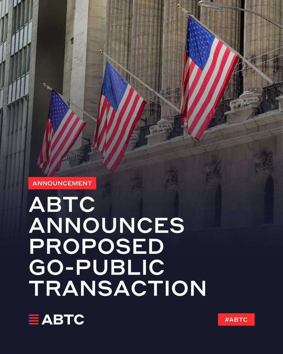🚨 BREAKING: 🚨 American Bitcoin annuncia una fusione con Gryphon Digital Mining per diventare leader nell'accumulo di $BTC sotto il ticker ABTC.