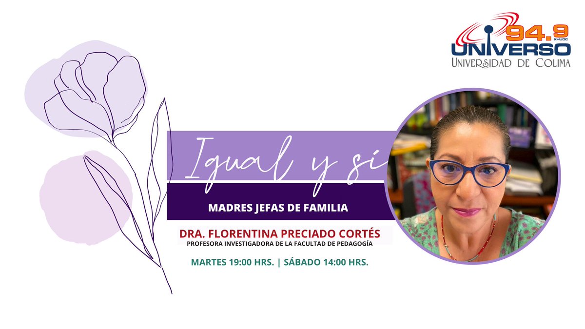 En el marco del 10 de mayo, la producción radiofónica #IgualYSí, preparó una emisión especial dedicada a las madres jefas de familia.

Descubre el papel crucial de estas mujeres, y los restos a los que se enfrentan. Este martes 13, a las 19:00 horas 👉 universo949.mx