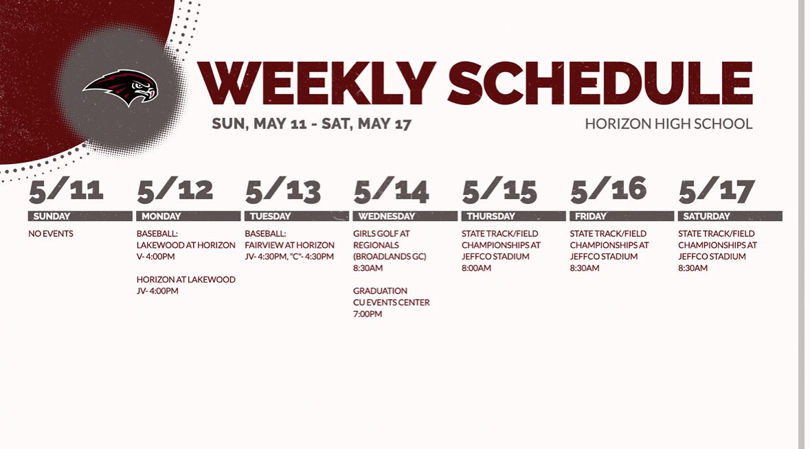 This week in #HawkNation! Congrats to all of the seniors on graduating!