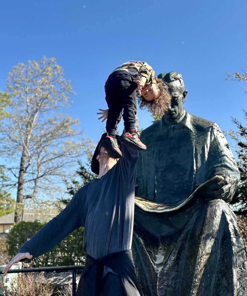 Imbuing the intellectual power of Nikola Tesla into my boy ⚡️ 😜