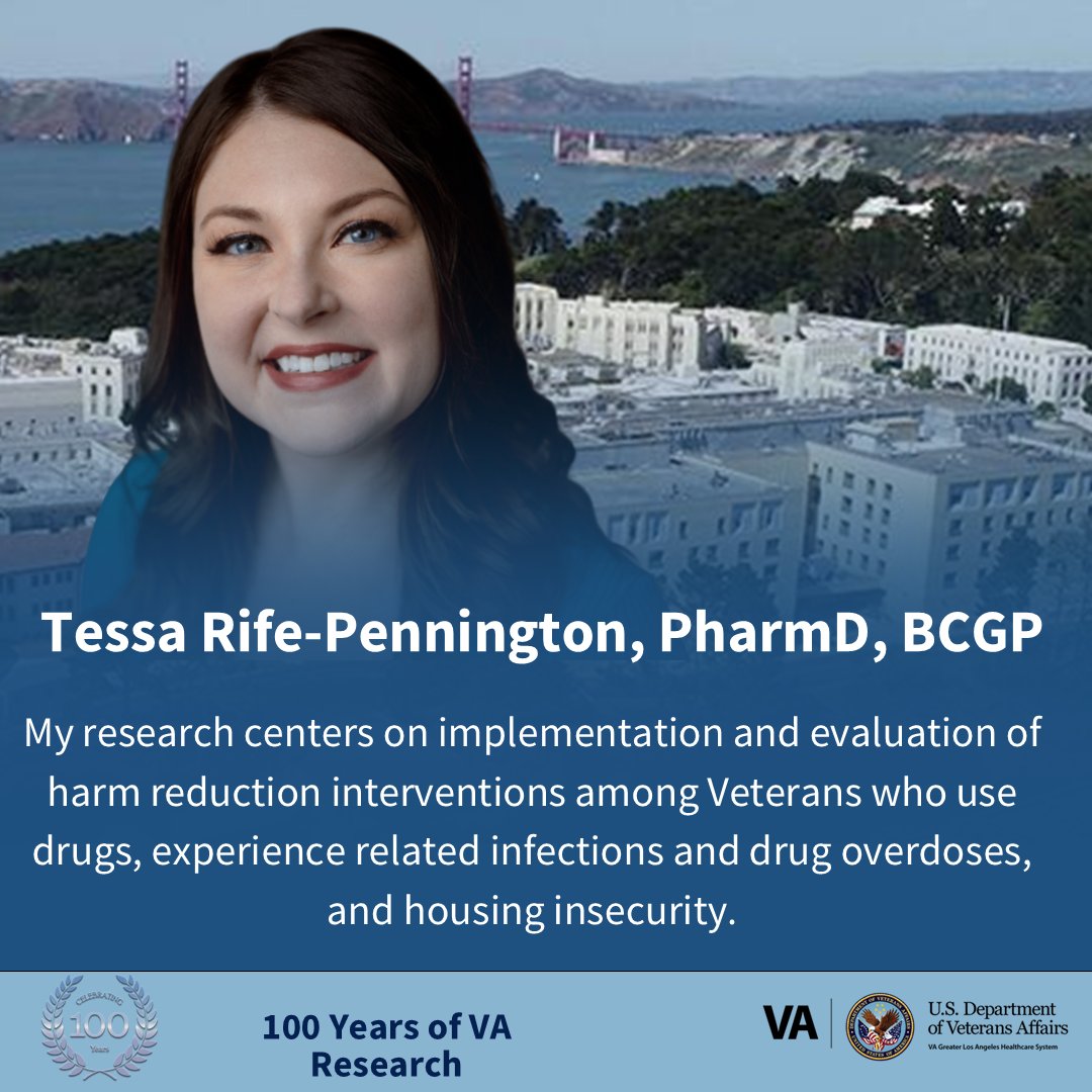 This VA Research Week, May 13th-16th, NCIRE celebrates its contribution to 100 Years of VA Research.

NCIRE is proud to support the research of Dr. Tessa Rife-Pennington at the San Francisco VA Health Care System!

Learn more: ncire.org/about-ncire
#VAResearch100