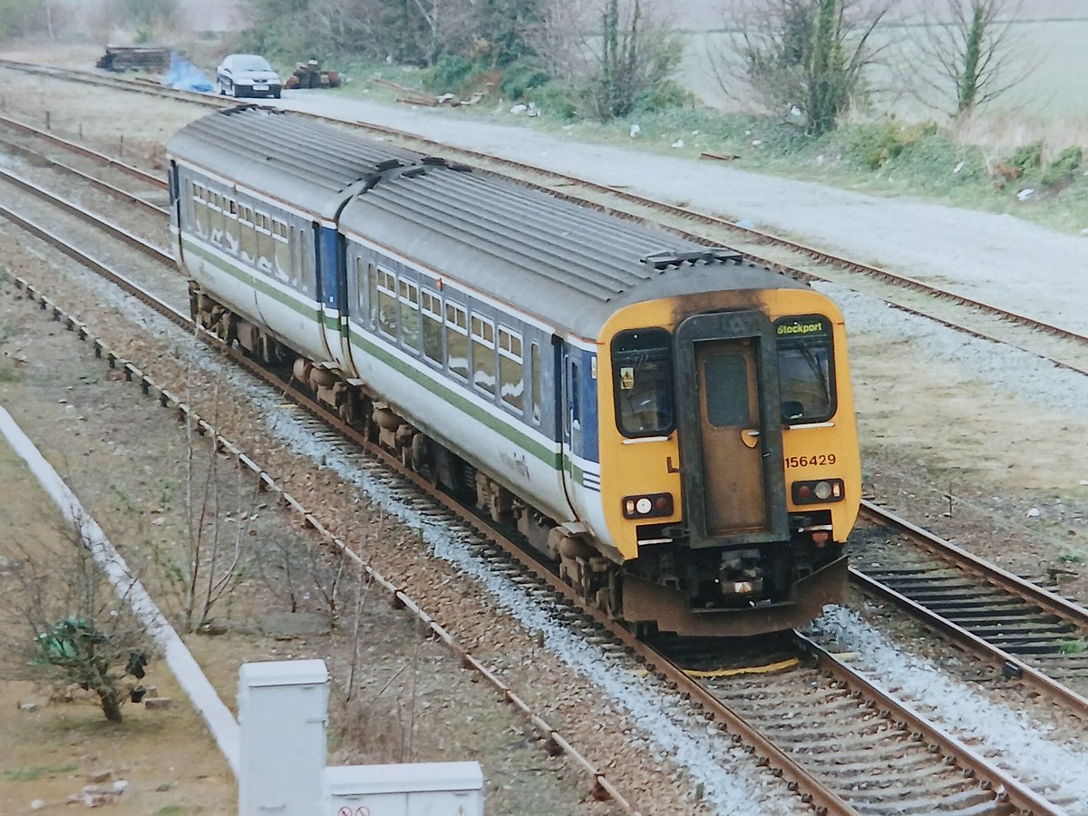 Invermuir's tweet image. Met Cam on a Holyhead-Stockport service. Dread to think how many miles these units have done. #tmrguk #class156