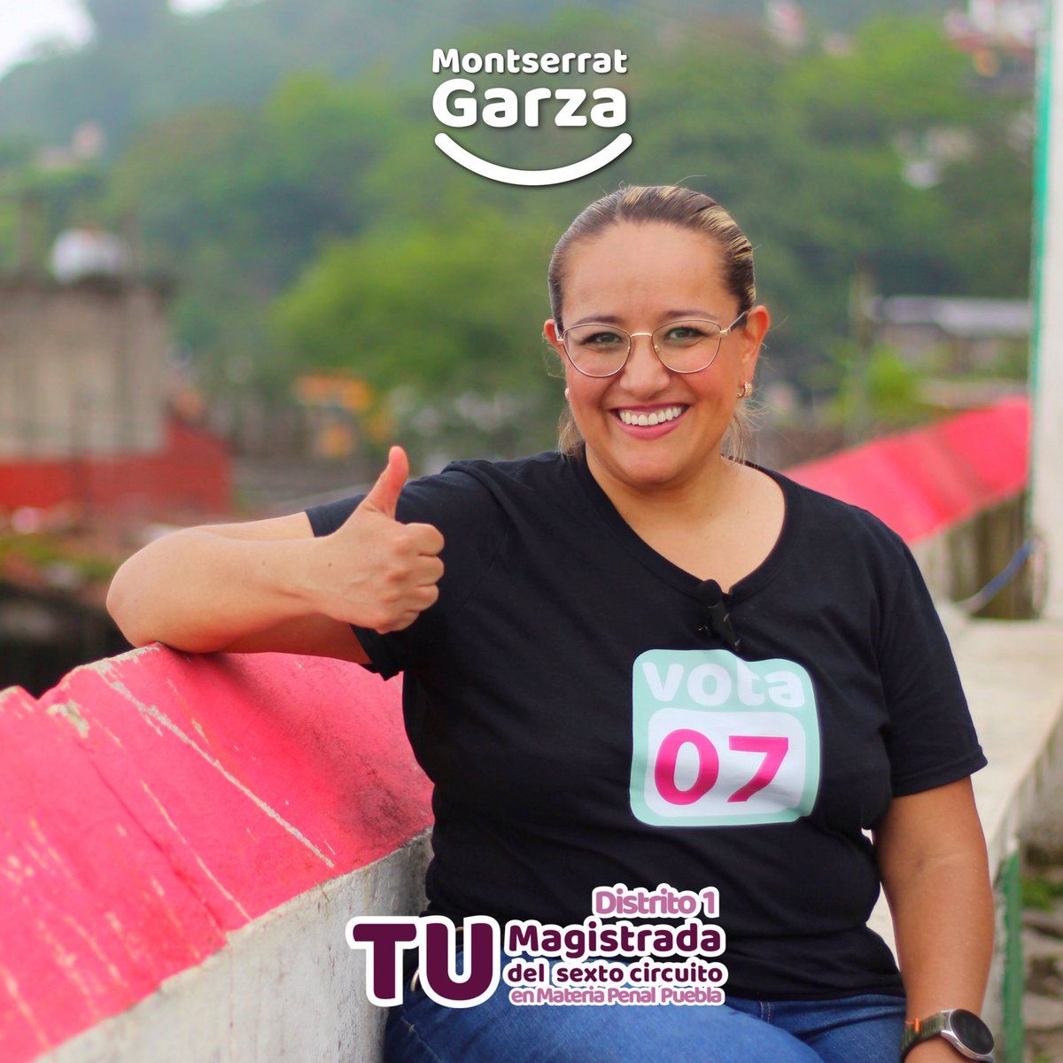 MontserratGCon's tweet photo. Con compromiso y corazón por una justicia cercana ⚖️✨

 ¡Este 1º de junio, vota 07 ✅ en la boleta rosa, recuadro verde menta!

#EleccionJudicial #Puebla #justiciaparatodos #magistrada #penal #vota07 #MontserratGarza https://t.co/7ioXwKpfRi