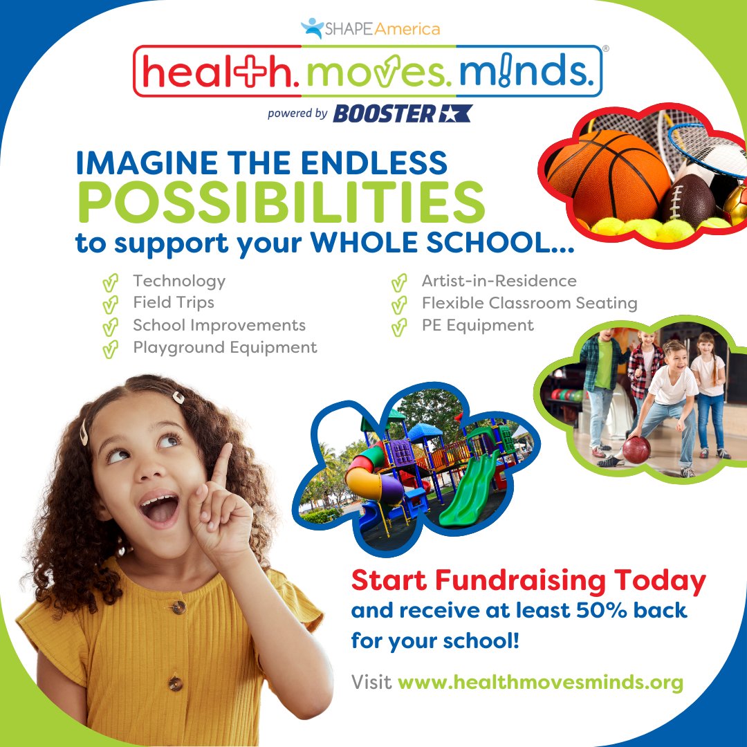 SHAPE America Midwest District - SHAPE Midwest (@shapeamericamw) on Twitter photo Please consider planning/conducting a health.moves.minds. powered by Booster fundraising event at your school next year. Funds raised support your school & students. For more info: shapeamerica.org/events/healthm… <a href="/SHAPEAmerica/">SHAPE America</a> Please consider planning/conducting a health.moves.minds. powered by Booster fundraising event at your school next year. Funds raised support your school & students. For more info: shapeamerica.org/events/healthm… <a href="/SHAPEAmerica/">SHAPE America</a>