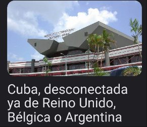 Por culpa del bloque yaqui Cuba fue desconectada de Inglaterra, Bélgica, Argentina, y próximamente Alemania
#CubaViveYCelebra #DeZurdaTeam_