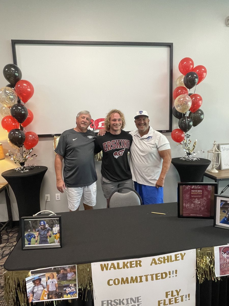 TCA Conquerors Athletics (@athleticstca) on Twitter photo Congratulations, <a href="/Walker_ashley34/">Walker Ashley</a>, who signed with D-2 Erskine <a href="/FleetFB/">Erskine Football</a> in Conference Carolinas with Shorter, Southern Wesleyan, and UNC-Pembroke.
Coach Dorminey: โone of the hardest workers... and we couldnโt be more proud. Your dedication and determination have truly paid off!" Congratulations, <a href="/Walker_ashley34/">Walker Ashley</a>, who signed with D-2 Erskine <a href="/FleetFB/">Erskine Football</a> in Conference Carolinas with Shorter, Southern Wesleyan, and UNC-Pembroke.
Coach Dorminey: โone of the hardest workers... and we couldnโt be more proud. Your dedication and determination have truly paid off!"