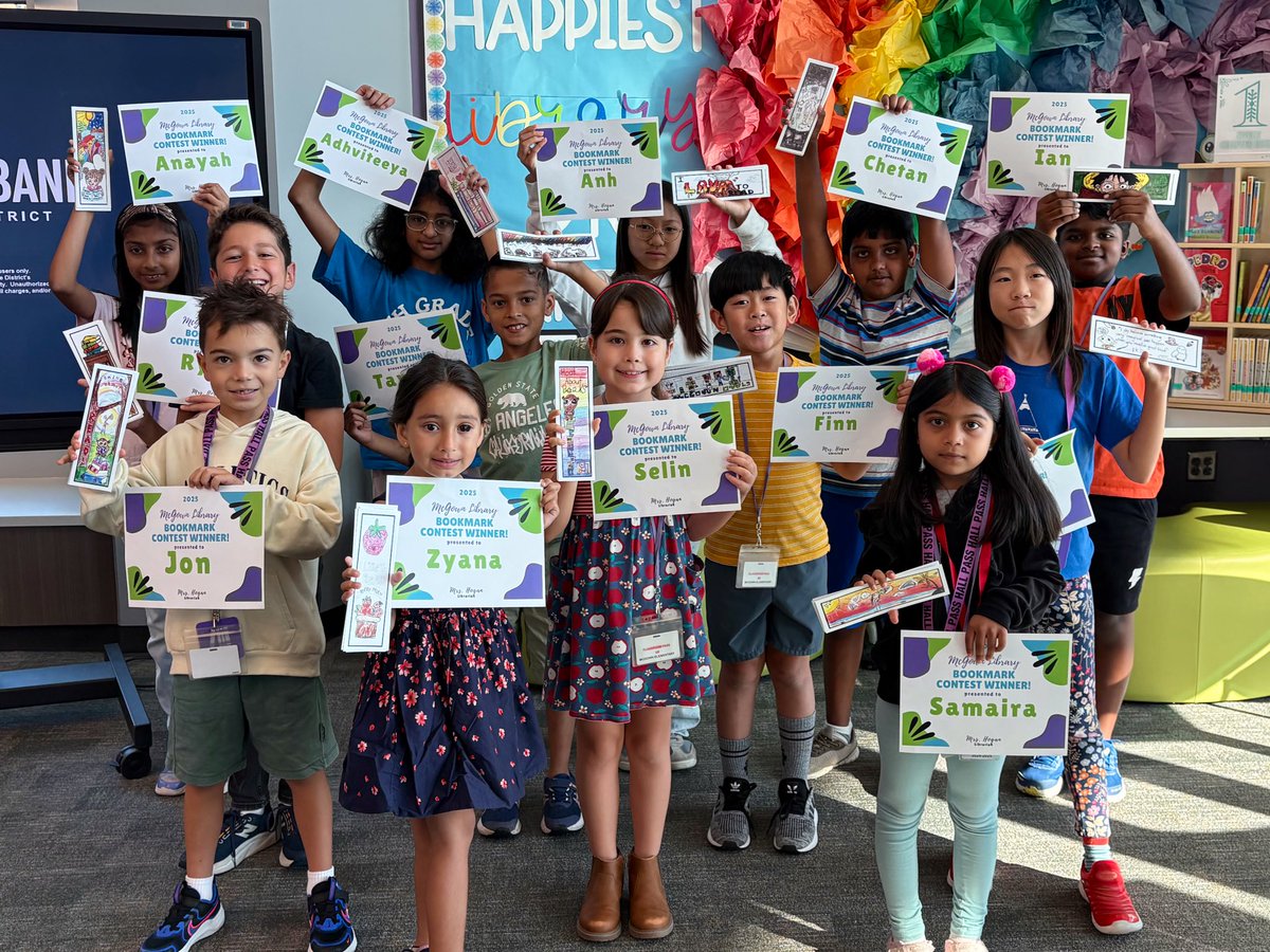 There was so much library joy today! Vending machine visits, our bookmark contest winners, final book shipments, and more!! Check out may over, but the library doesn’t stop serving our owls. #thehappiestlibraryonearth <a href="/CyFairLibraries/">CyFairLibraries</a>