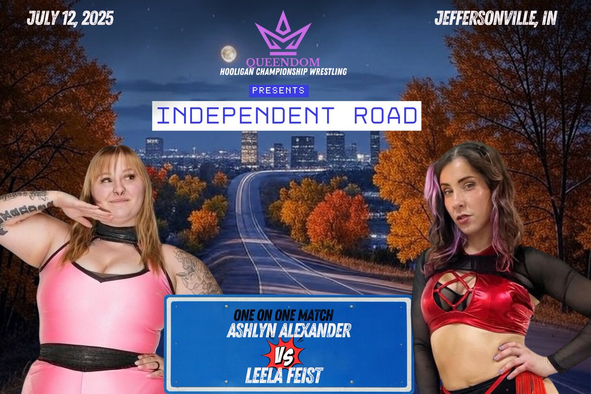 HCW returns with our debut at THE ARENA in Jeffersonville, IN on July 12th. Two shows will be taped for IWTV that night. Shattered Dreams and Independent Road! Tickets are on sale now! 2 shows for one price!! Grab your seats here …championshipwrestling.ticketspice.com/hooligan-champ…