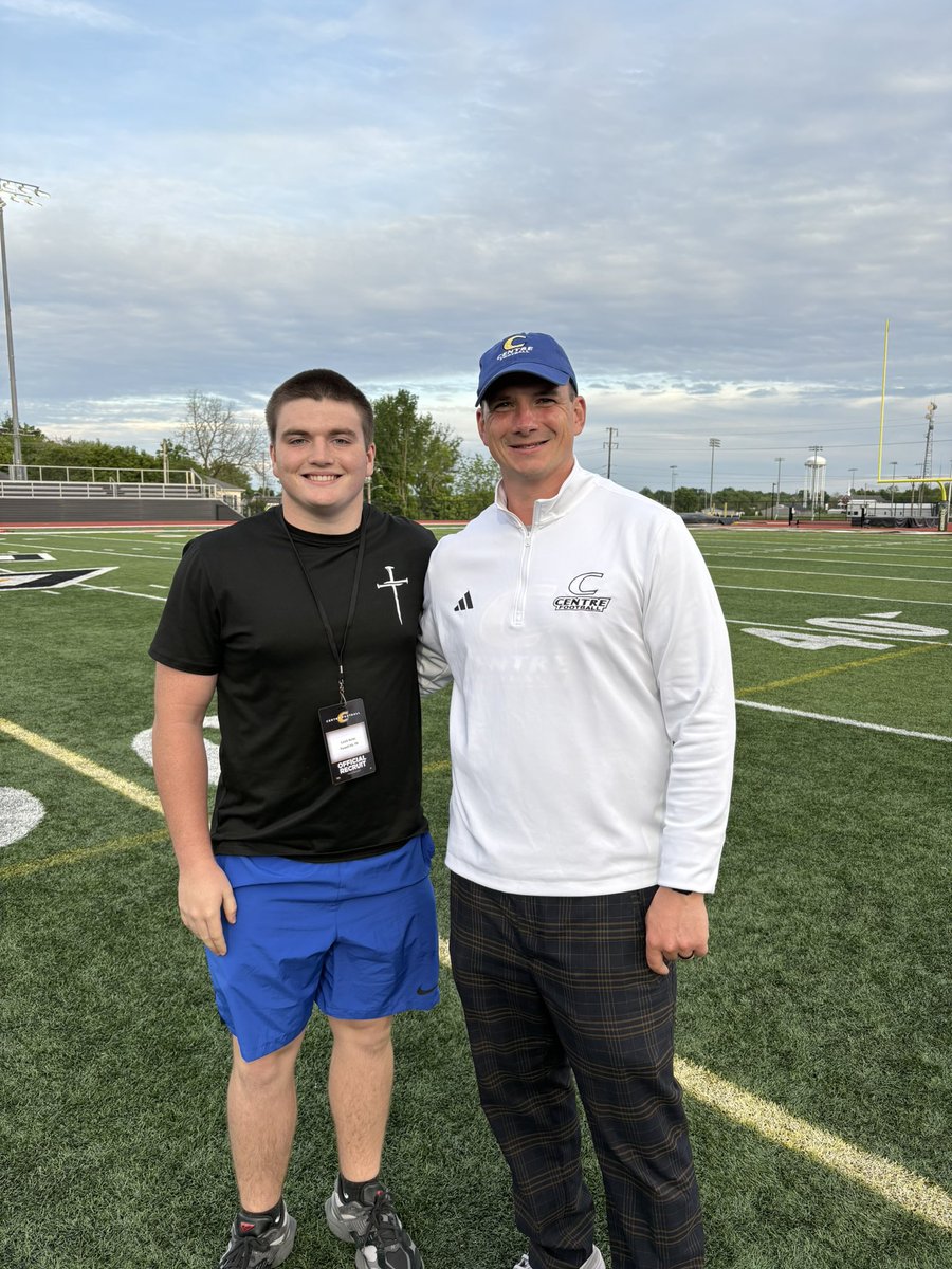 Caleb Acres (@calebacres33) on Twitter photo I had a great time at <a href="/CentreFootball/">Centre College Football</a> on Saturday. Thank you <a href="/RickFoxFB/">Rick Fox</a> for the invite.
<a href="/PowellHighFB/">Powell (Tenn.) High Football</a> <a href="/CoachZGibson/">Zack Gibson</a> <a href="/PowellCoachLowe/">Matt Lowe</a> I had a great time at <a href="/CentreFootball/">Centre College Football</a> on Saturday. Thank you <a href="/RickFoxFB/">Rick Fox</a> for the invite.
<a href="/PowellHighFB/">Powell (Tenn.) High Football</a> <a href="/CoachZGibson/">Zack Gibson</a> <a href="/PowellCoachLowe/">Matt Lowe</a>